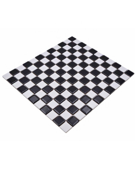 Klinkermosaik Svart Vit Matt | Ekosten.se