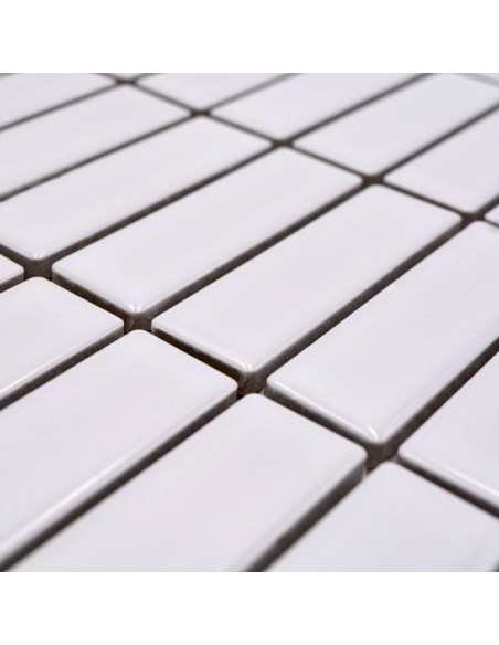 Stavmosaik Keramik Vit Blank | Ekosten.se