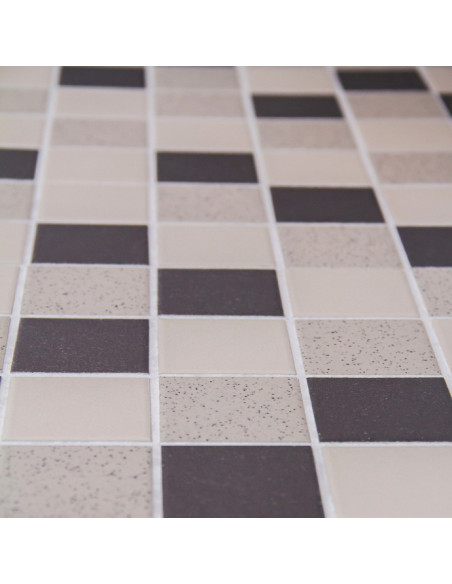 Klinkermosaik Beige Svart Prickig | Ekosten.se