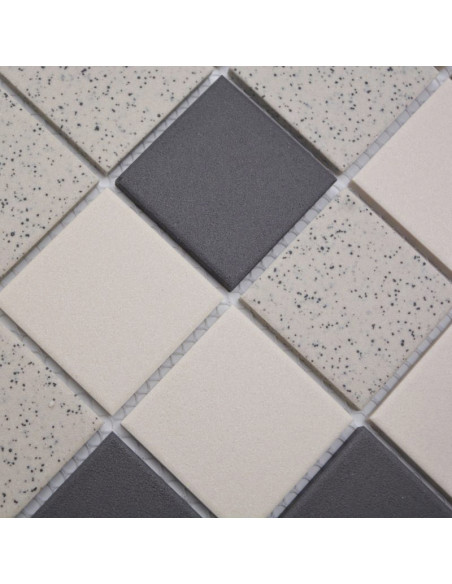 Klinkermosaik Beige Svart Prickig | Ekosten.se