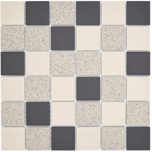 Klinkermosaik Beige Svart Prickig | Ekosten.se