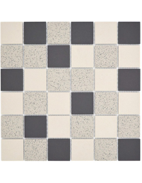 Klinkermosaik Beige Svart Prickig | Ekosten.se