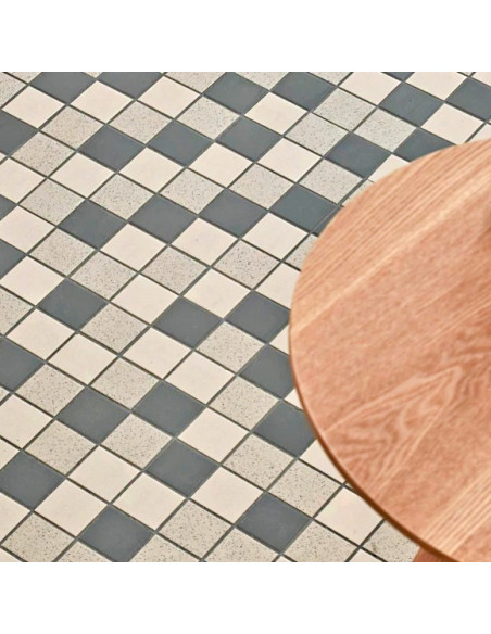 Klinkermosaik Beige Svart Prickig | Ekosten.se