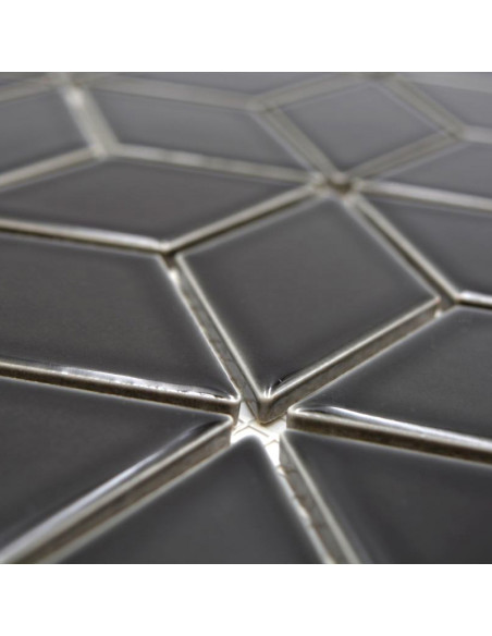 Svart Keramik Mosaik 3D Blank | Ekosten.se