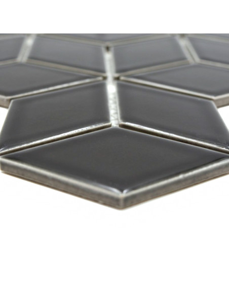 Svart Keramik Mosaik 3D Blank | Ekosten.se