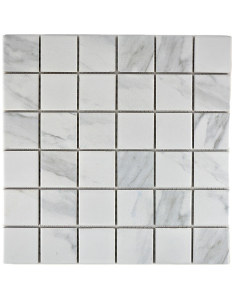 Klinker Mosaik Carrara Marmor | Ekosten.se