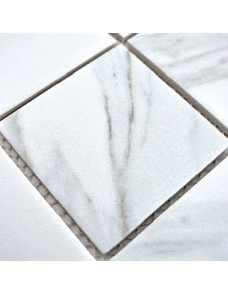Klinkermosaik Carrara Marmor | Ekosten.se