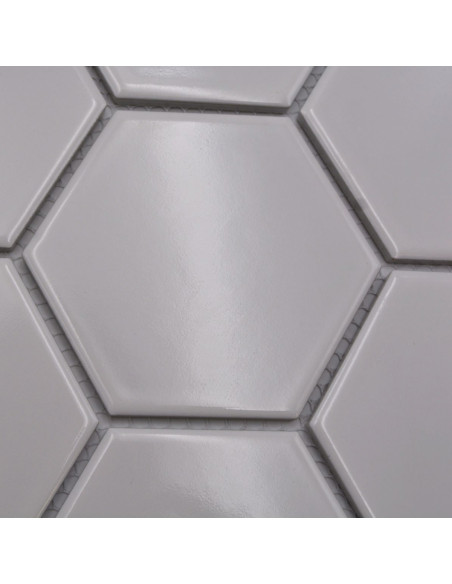 Hexagon Klinkermosaik Vit Blank | Ekosten.se