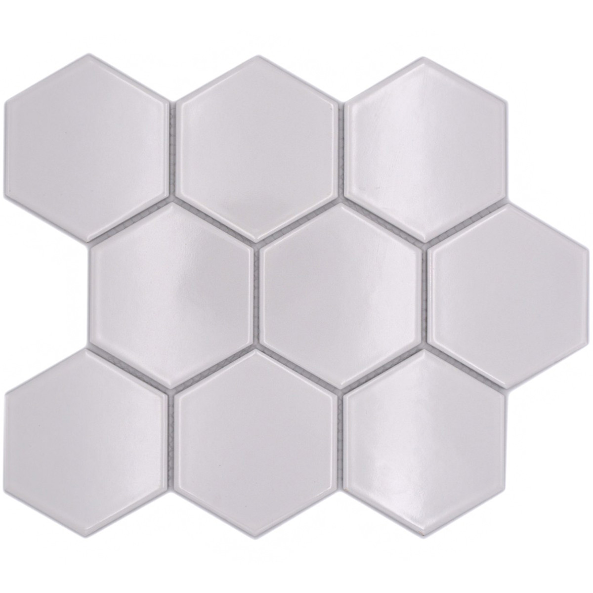 Hexagon Klinkermosaik Vit Blank | Ekosten.se