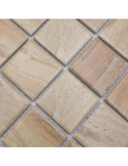 Mosaik Klinker Beige Matt | Ekosten.se
