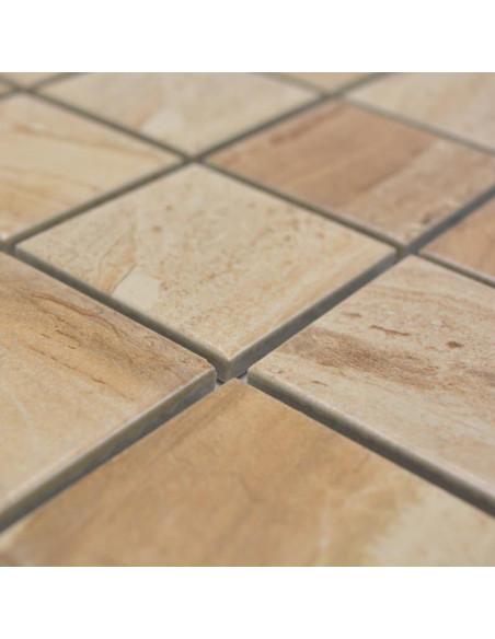 Mosaik Klinker Beige Matt | Ekosten.se