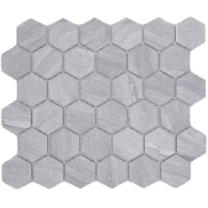 Grå Hexagon Klinker Mosaik | Ekosten.se