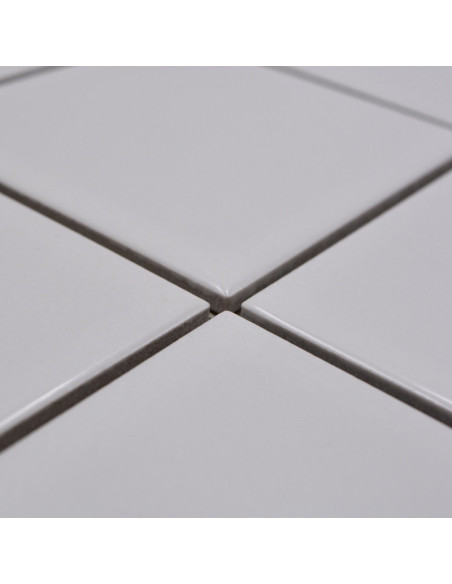 Vit Klinker Mosaik Blank | Ekosten.se