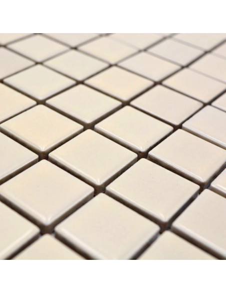 Klinkermosaik Beige Matt | Ekosten.se