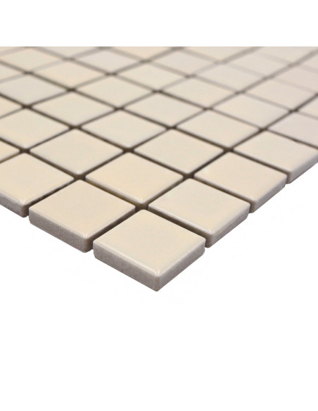 Klinkermosaik Beige Matt | Ekosten.se