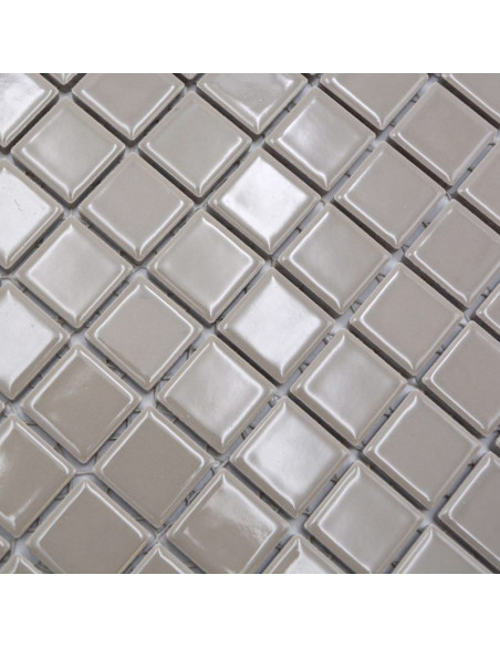 Klinkermosaik Grå Brun Blank | Ekosten.se
