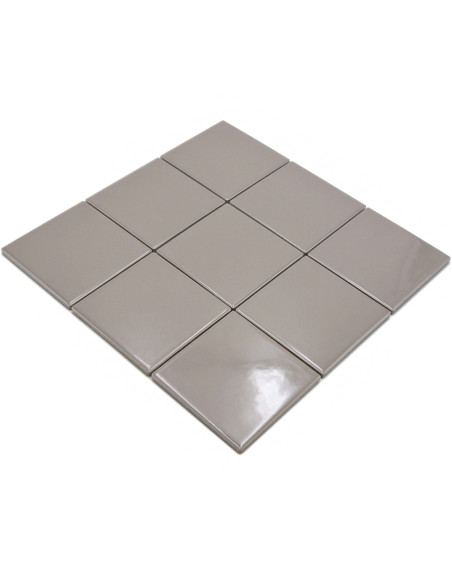 Klinker Mosaik Grå Brun Blank | Ekosten.se