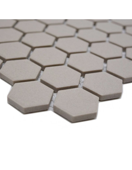Hexagon Klinker Mosaik Grå Antislip | Ekosten.se