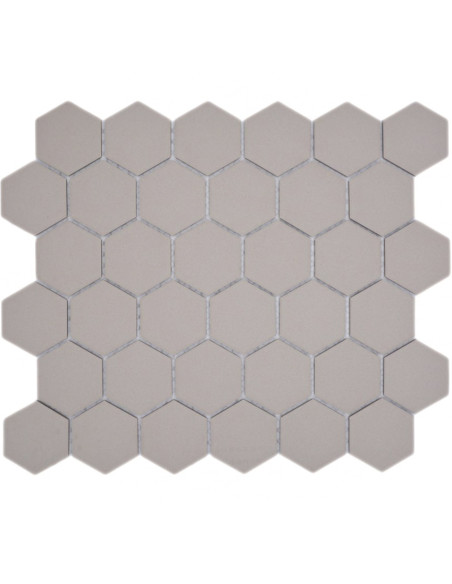 Ljusgrå Hexagon Klinkermosaik Antislip | Ekosten.se