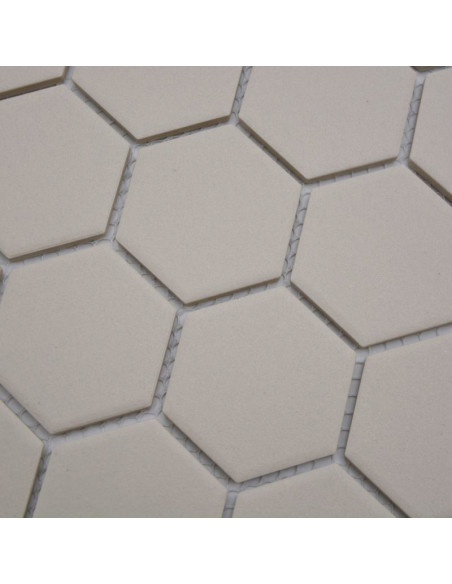 Beige Hexagon Klinkermosaik Antislip | Ekosten.se
