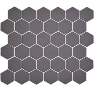 Svart Hexagon Klinkermosaik Antislip | Ekosten.se