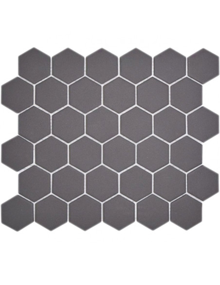 Svart Hexagon Klinkermosaik Antislip | Ekosten.se