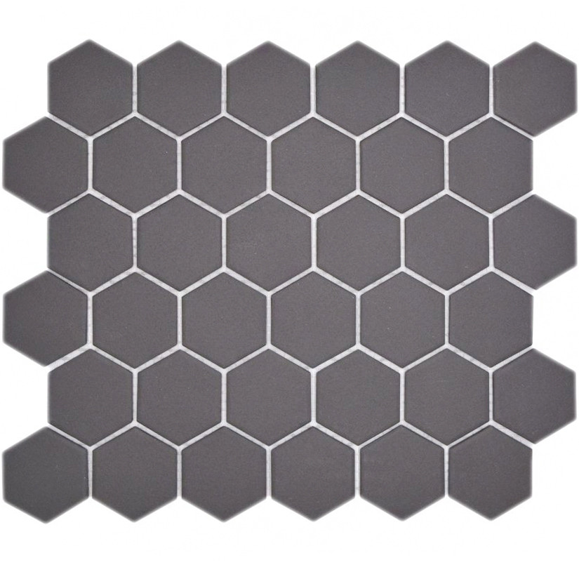 Svart Hexagon Klinkermosaik Antislip | Ekosten.se