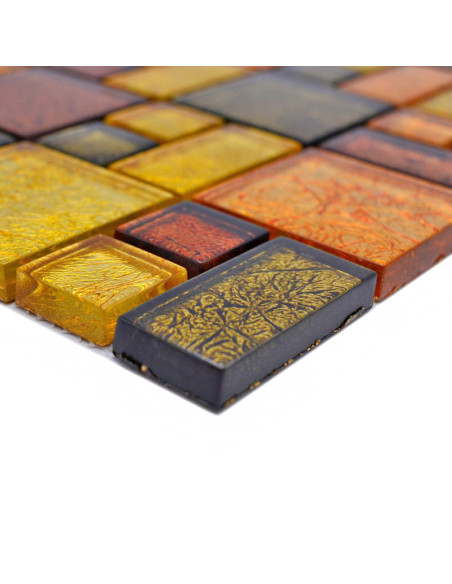 Kristall Mosaik Guld Orange | Ekosten.se