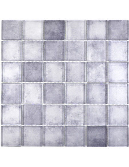 Glasmosaik Kristall Grey Sky | Ekosten.se
