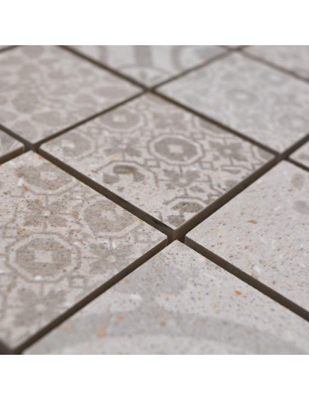 Retro Granitkeramik Mosaik Beige | Ekosten.se