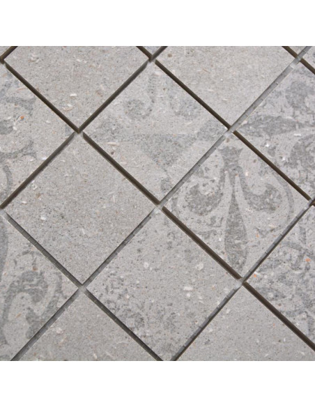 Retro Granitkeramik Mosaik Grå | Ekosten.se