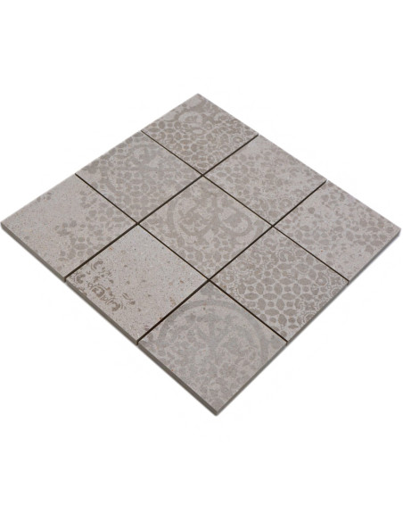 Beige Retro Granitkeramik Mosaik | Ekosten.se
