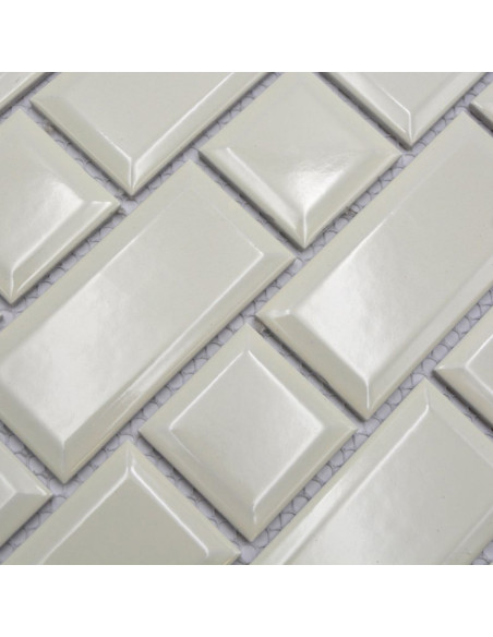 Metro Mosaik Fasad Elfenben | Ekosten.se