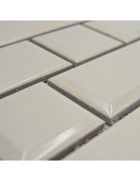 Metro Mosaik Fasad Elfenben | Ekosten.se