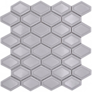 Diamond Metro Mosaik Vit Blank | Ekosten.se
