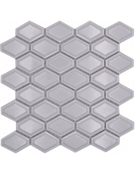 Diamond Metro Mosaik Vit Blank | Ekosten.se