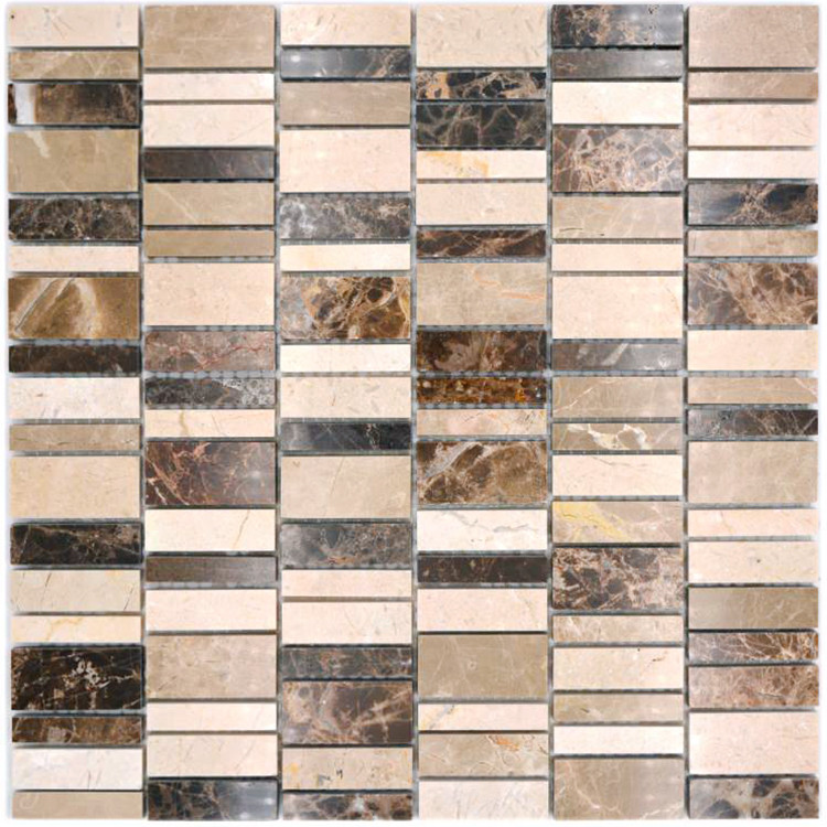 Marmor Brickmosaik Emperador | Ekosten.se
