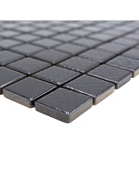 Retro Struktur Mosaik Svart | Ekosten.se