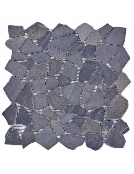 Natursten Marmor Krossmosaik Nero Marquina | Ekosten.se