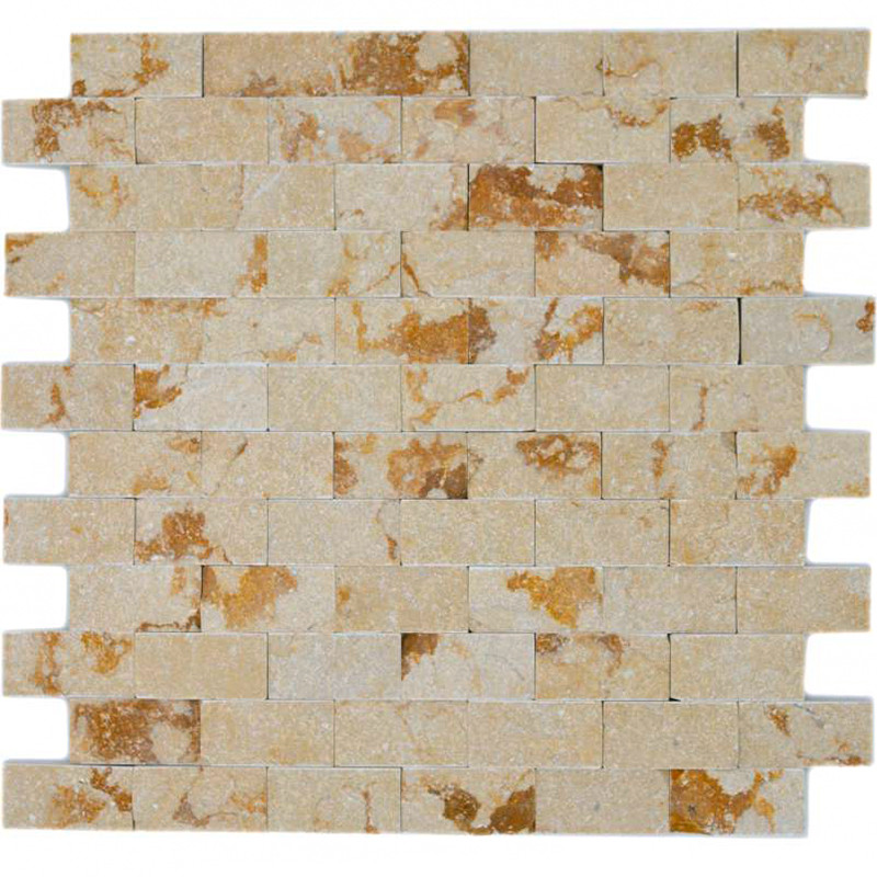 Splitface Marmormosaik Beige 3D | Ekosten.se