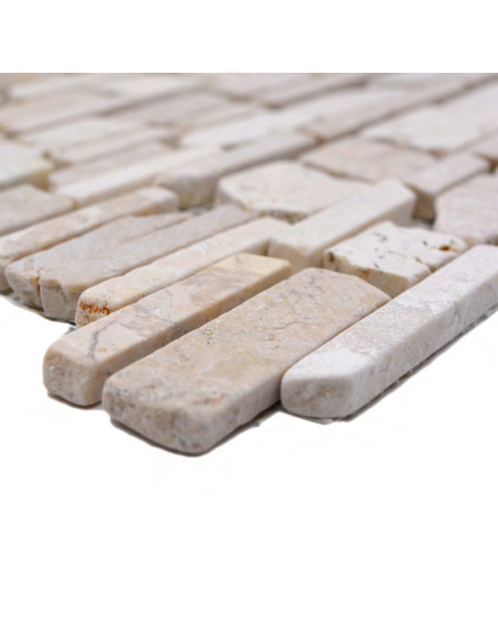 Beige Marmor Mosaik Biancone | Ekosten.se