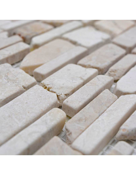 Beige Marmor Mosaik Biancone | Ekosten.se