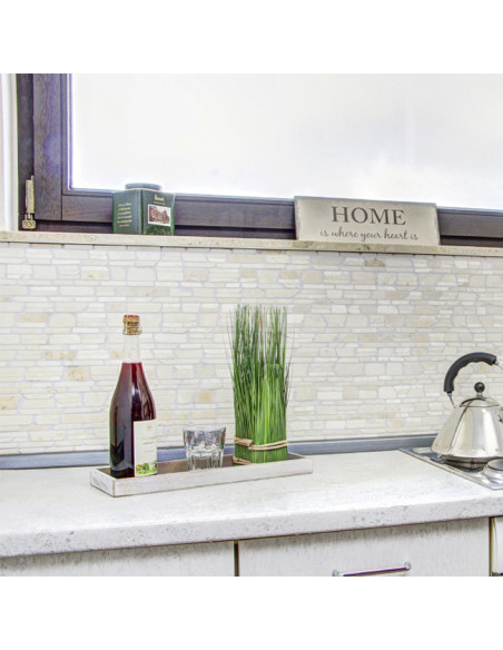 Beige Marmor Mosaik Biancone | Ekosten.se