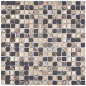 Brun Kristall Marmor Mosaik | Ekosten.se