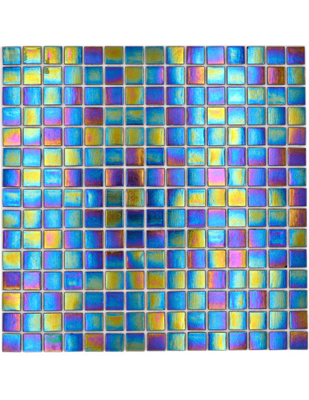 Mosaik Glas Iridium Svart | Ekosten.se