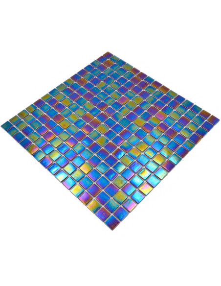 Mosaik Glas Iridium Svart | Ekosten.se