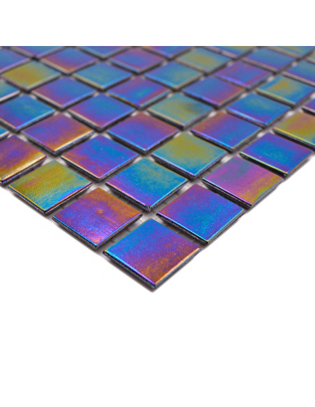 Mosaik Glas Iridium Svart | Ekosten.se
