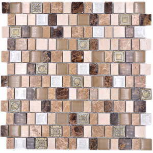 Multiformat Mosaik Beige Brun | Ekosten.se