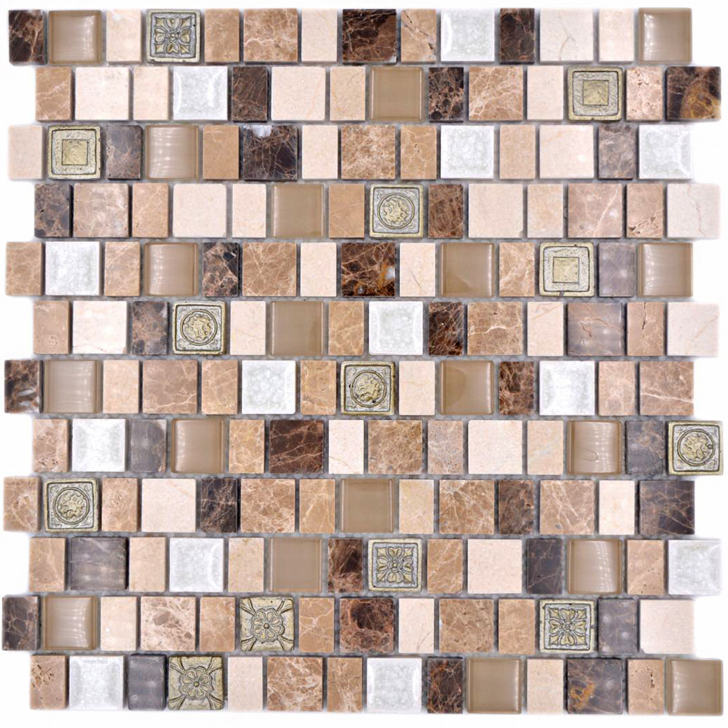 Multiformat Mosaik Beige Brun | Ekosten.se