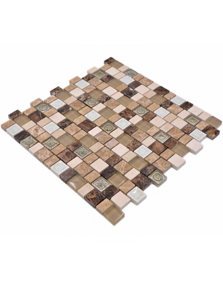 Multiformat Mosaik Beige Brun | Ekosten.se